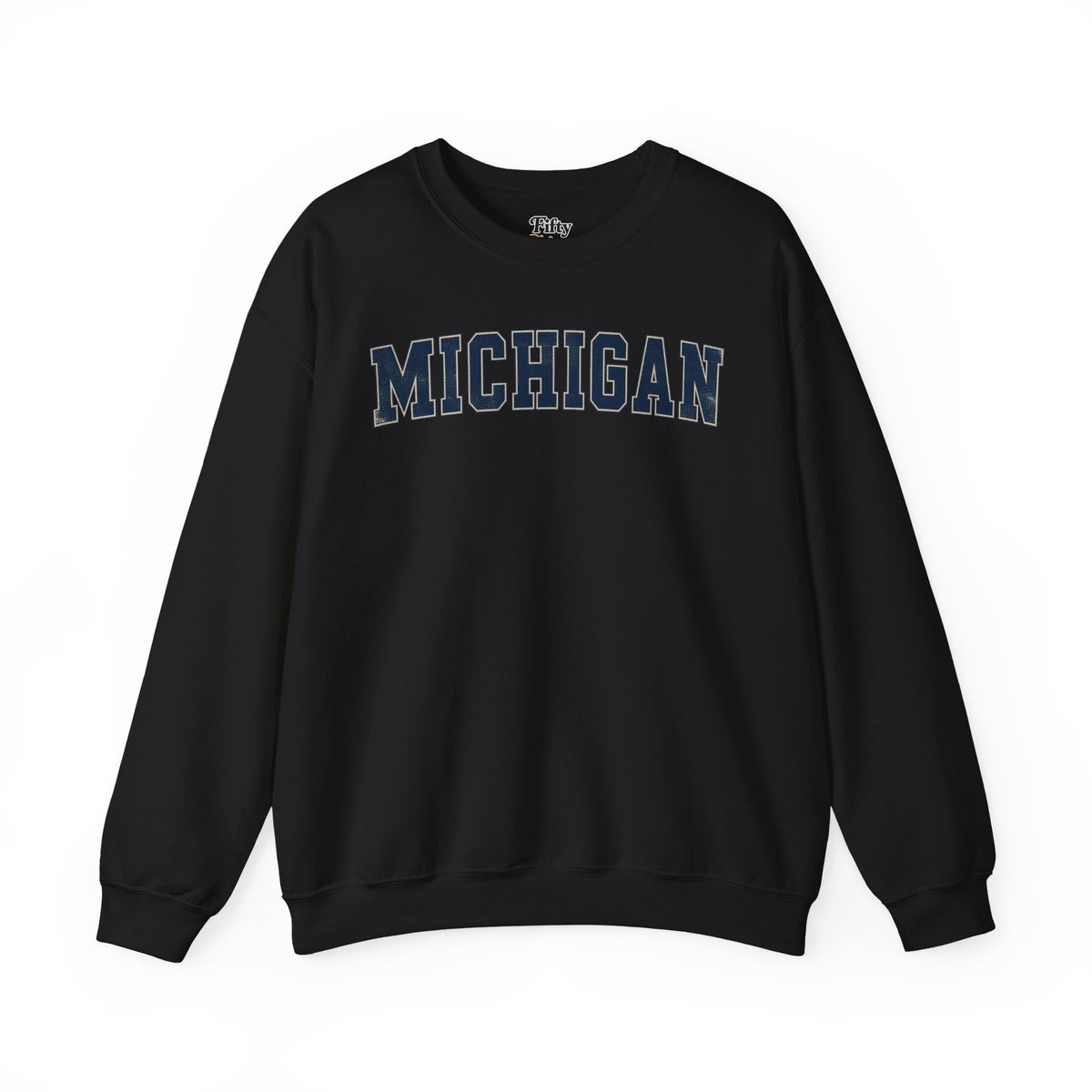 Michigan Unisex Crewneck Sweatshirt State Name Graphic