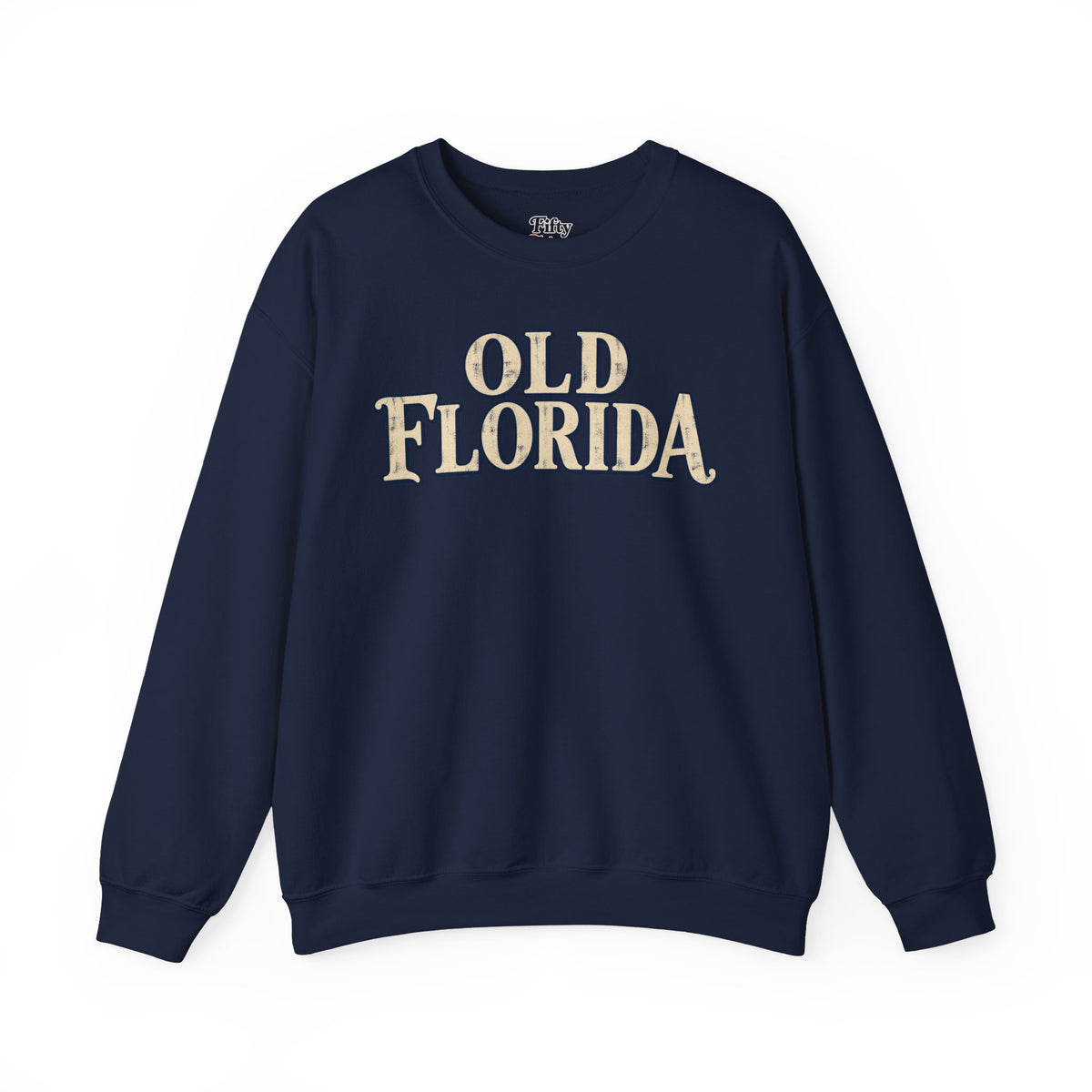 Old Florida Unisex Crewneck Sweatshirt State Name Graphic