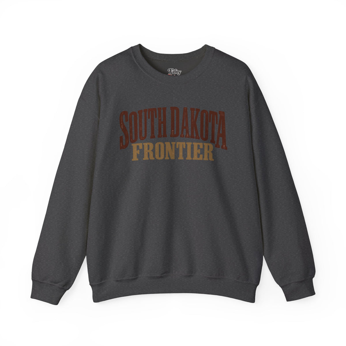 South Dakota Frontier Unisex Crewneck Sweatshirt State Name Graphic