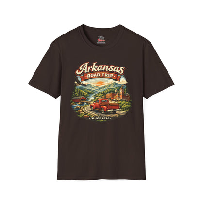 Arkansas Roadtrip Unisex Softstyle T Shirt State Pride Graphic Tee Collections FS03