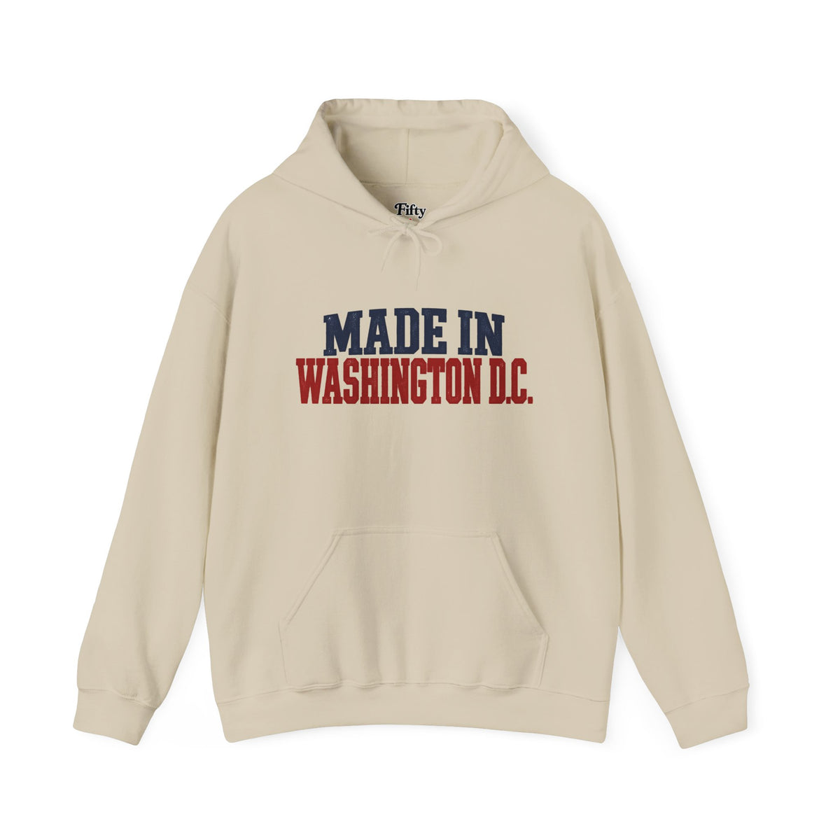 Made in Washington DC Unisex Hoodie State Name Graphic