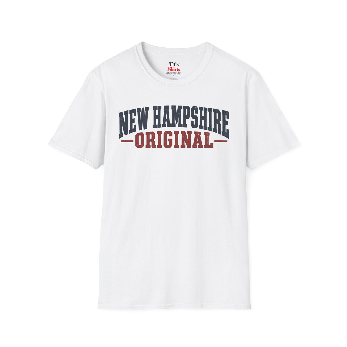 New Hampshire Original Unisex Softstyle T Shirt State Name Graphic Tee