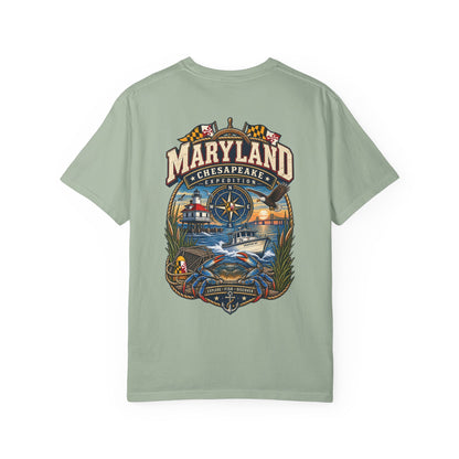 Maryland Bay Expedition Unisex Comfort Color 1717 Streetwear Graphic Tee