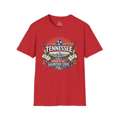 Tennessee State Pride Unisex Softstyle T Shirt State Pride Graphic Tee Collections FS03