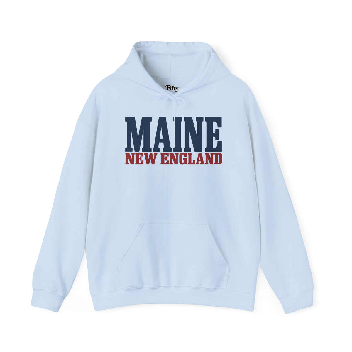 Maine New England Unisex Hoodie State Name Graphic