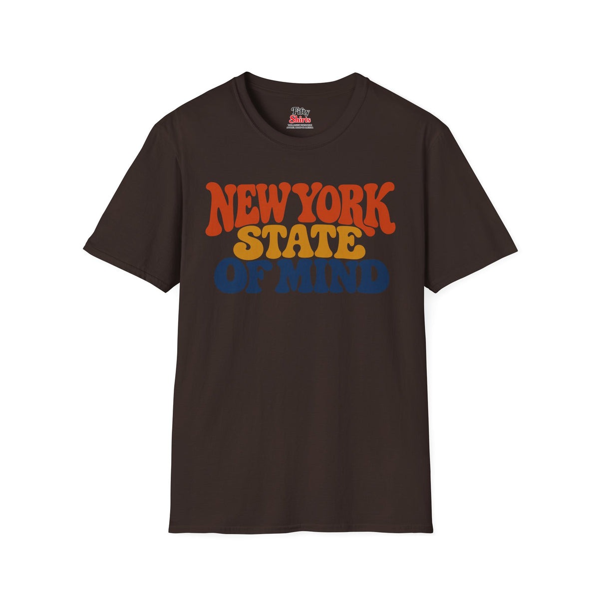 New York State Of Mind Unisex Softstyle T Shirt State Name Graphic Tee