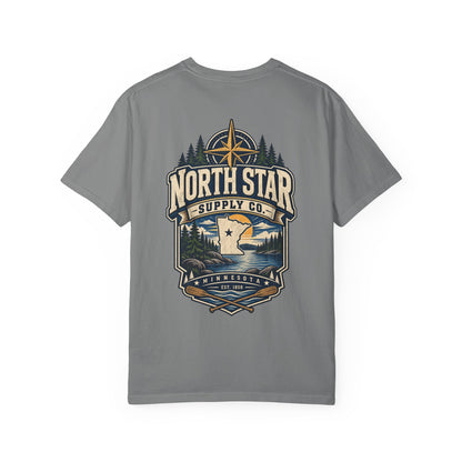 Minnesota North Star Supply Co. Unisex Comfort Color 1717 Streetwear Graphic Tee