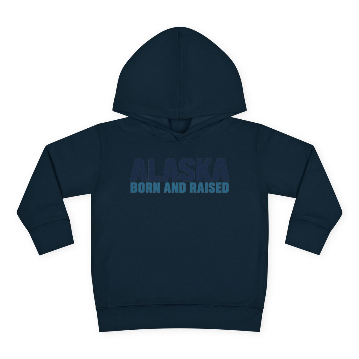 Alaska Born and Raised Modern Streetwear Unisex Toddler Pullover Fleece Hoodie