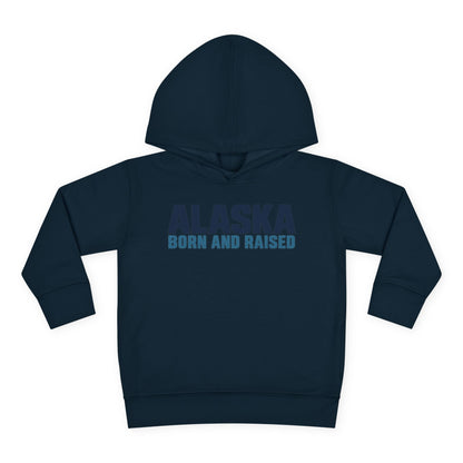 Alaska Born and Raised Modern Streetwear Unisex Toddler Pullover Fleece Hoodie