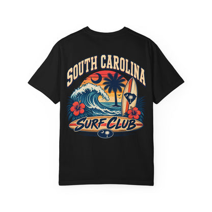 South Carolina Surf Club Unisex Comfort Color 1717 Streetwear Graphic Tee