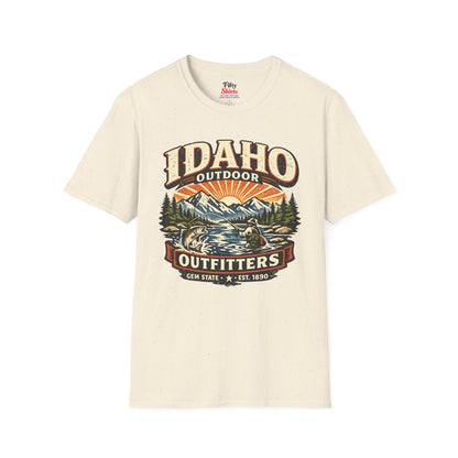 Idaho Outdoor Outfitters Unisex Softstyle T Shirt State Pride Graphic Tee Collections FS03