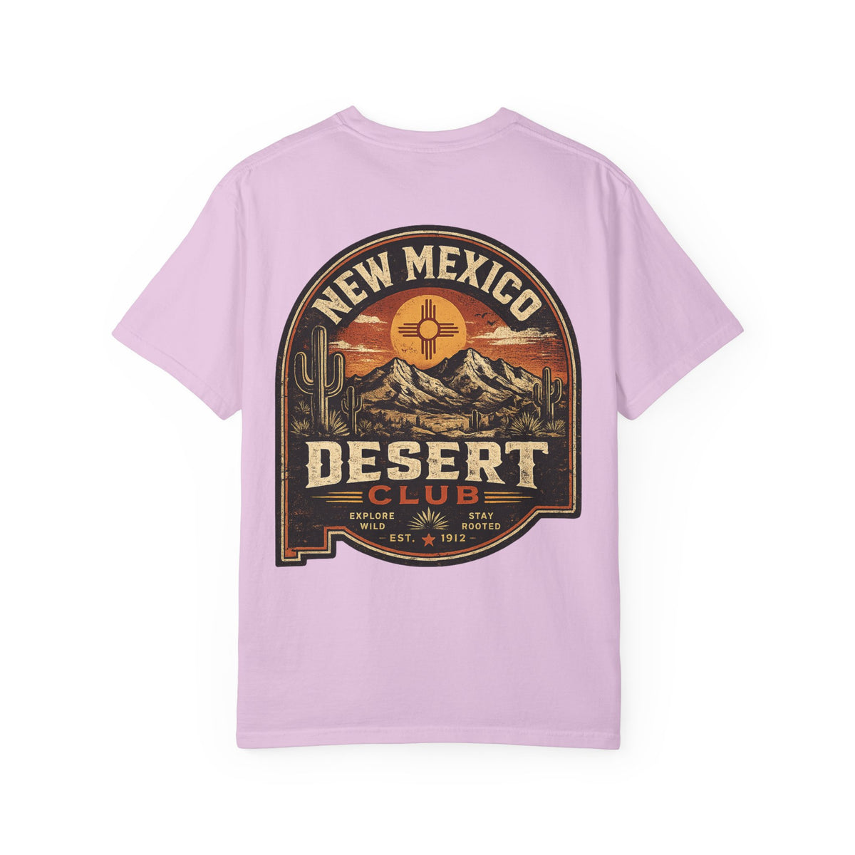 New Mexico Desert Club Unisex Comfort Color 1717 Streetwear Graphic Tee