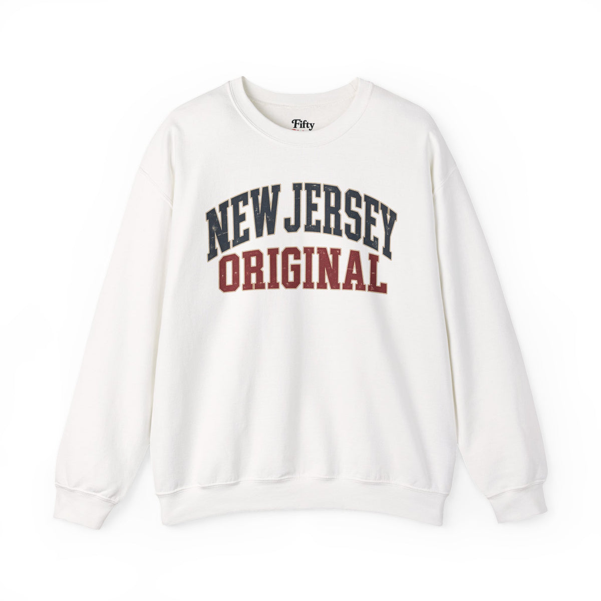 New Jersey Original Unisex Crewneck Sweatshirt State Name Graphic