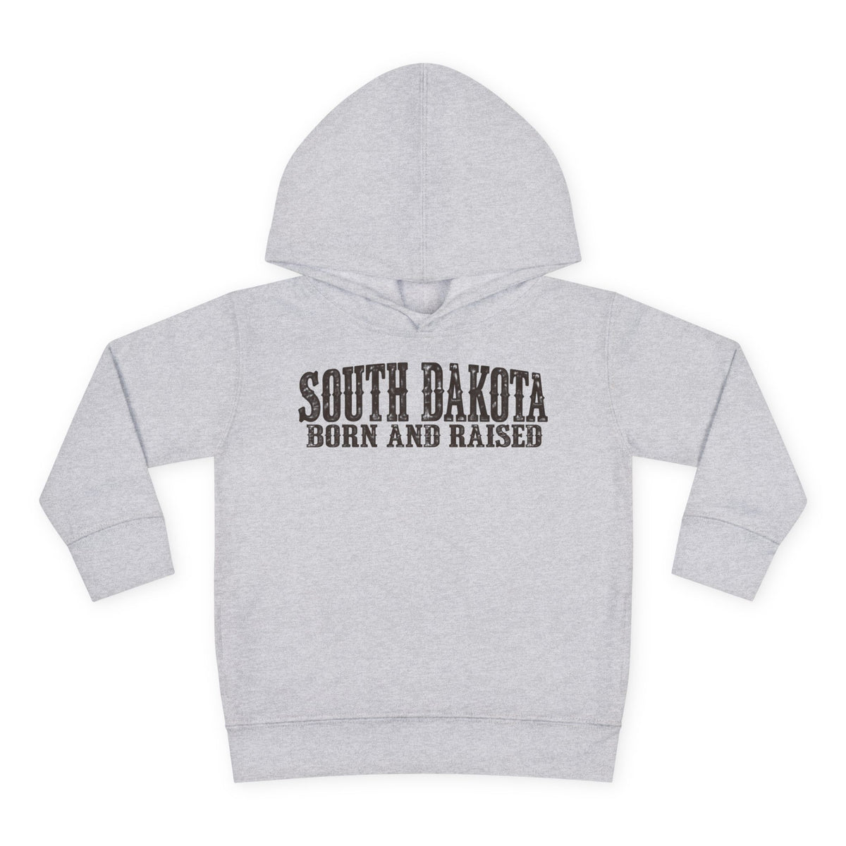 South Dakota Born and Raised Western Heritage Unisex Toddler Pullover Fleece Hoodie