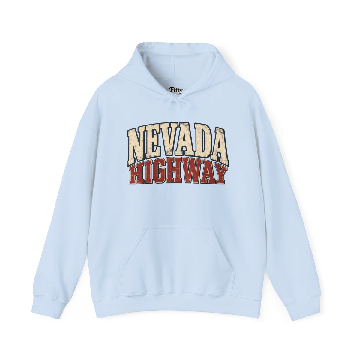Nevada Highway Unisex Hoodie State Name Graphic