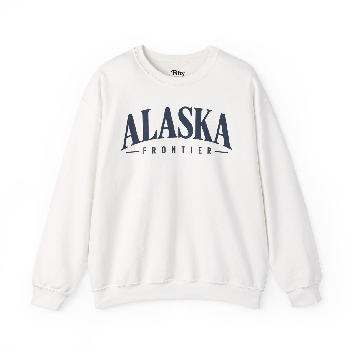 Alaska Frontier Unisex Crewneck Sweatshirt State Name Graphic