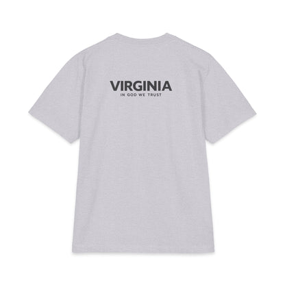 Virginia All State In God We Trust Unisex Max Heavyweight Short Sleeve