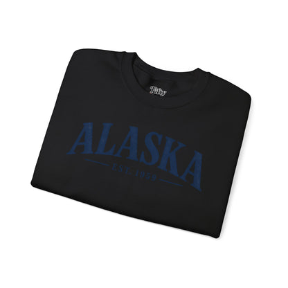 Alaska Est 1959 Unisex Crewneck Sweatshirt State Name Graphic