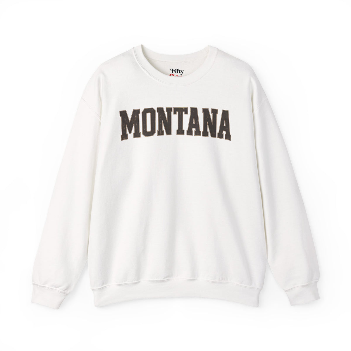 Montana Unisex Crewneck Sweatshirt State Name Graphic
