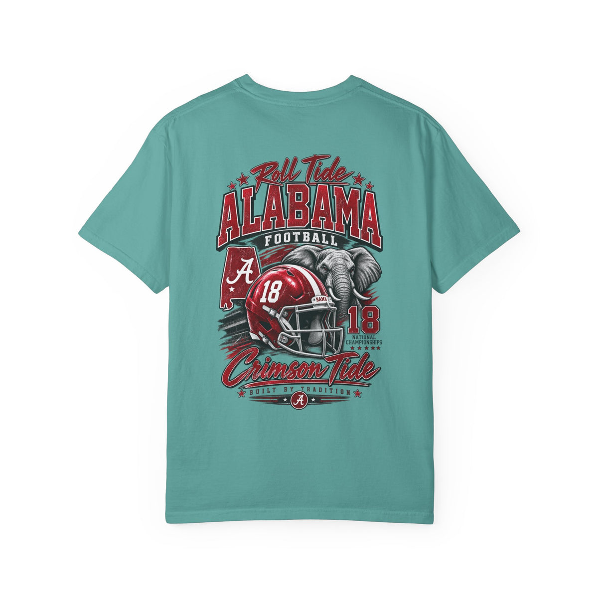 Alabama Football Culture Unisex Comfort Color 1717 Streetwear Graphic Tee