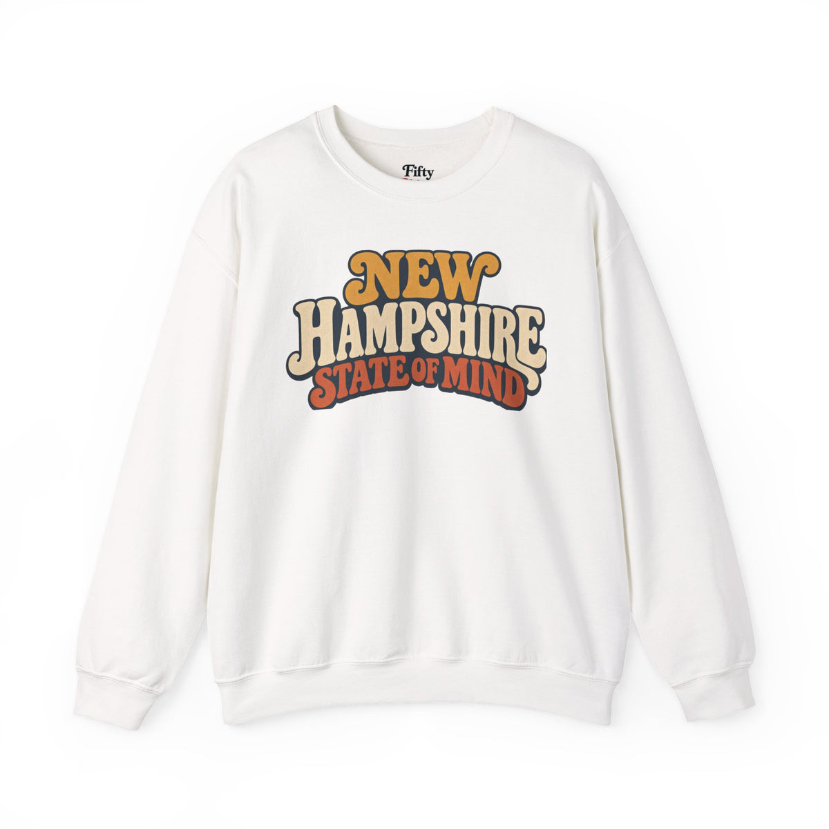 New Hampshire State of Mind Unisex Crewneck Sweatshirt State Name Graphic