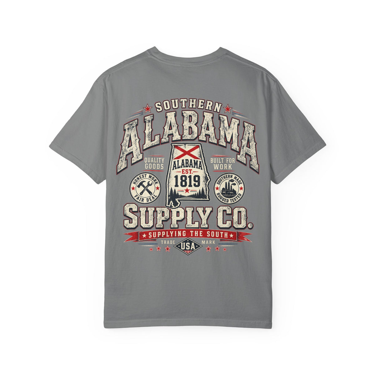 Southern Alabama Supply Unisex Comfort Color 1717 Streetwear Graphic Tee