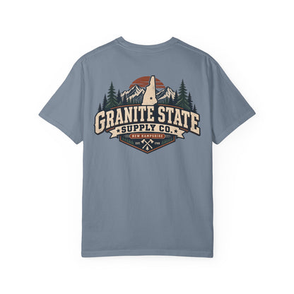 New Hampshire Granite State Supply Co Unisex Comfort Color 1717 Streetwear Graphic Tee