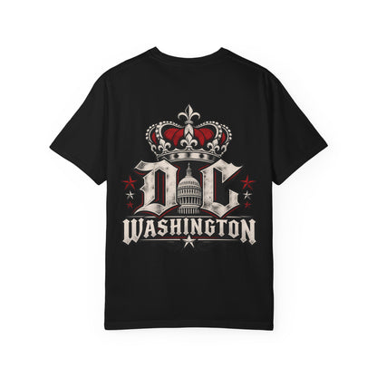 Washington DC Crown Unisex Comfort Color 1717 Streetwear Graphic Tee