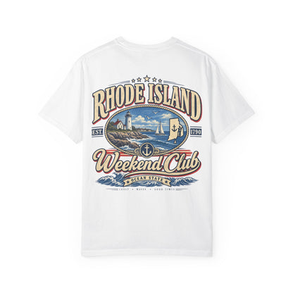 Rhode Island Weekend Club Unisex Comfort Color 1717 Streetwear Graphic Tee