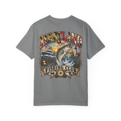 Maryland Fishing Club Unisex Comfort Color 1717 Streetwear Graphic Tee