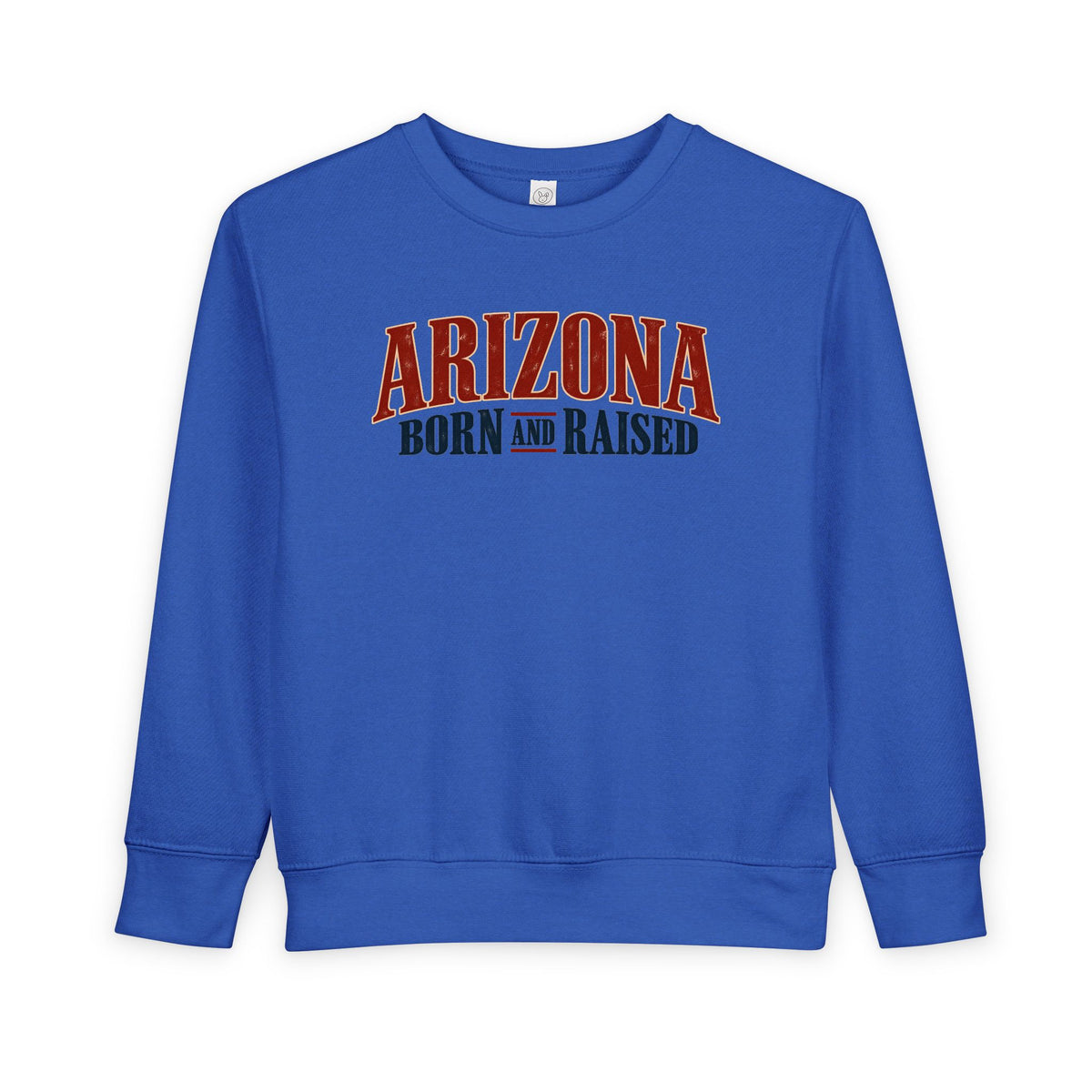 Arizona Born and Raised  Premium Desert Heritage Unisex Toddler Sweatshirt