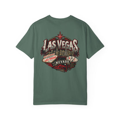 Las Vegas Nevada Unisex Comfort Color 1717 Streetwear Graphic Tee