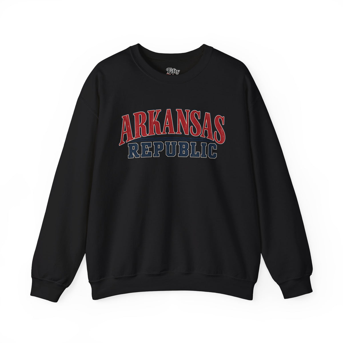 Arkansas Republic Unisex Crewneck Sweatshirt State Name Graphic