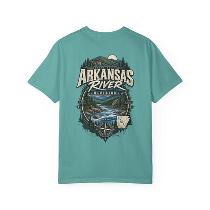 Arkansas River Division Unisex Comfort Color 1717 Streetwear Graphic Tee