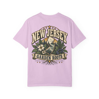 New Jersey Garden Roots Unisex Comfort Color 1717 Streetwear Graphic Tee
