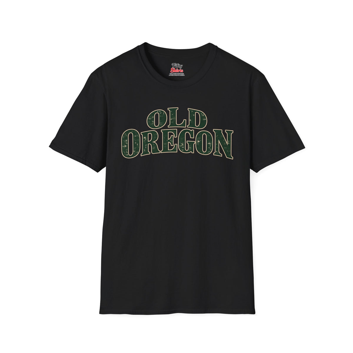 Old Oregon Unisex Softstyle T Shirt State Name Graphic Tee