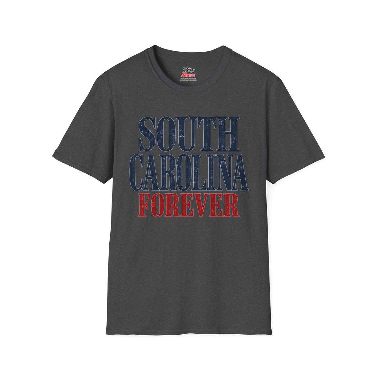 South Carolina Forever Unisex Softstyle T Shirt State Name Graphic Tee