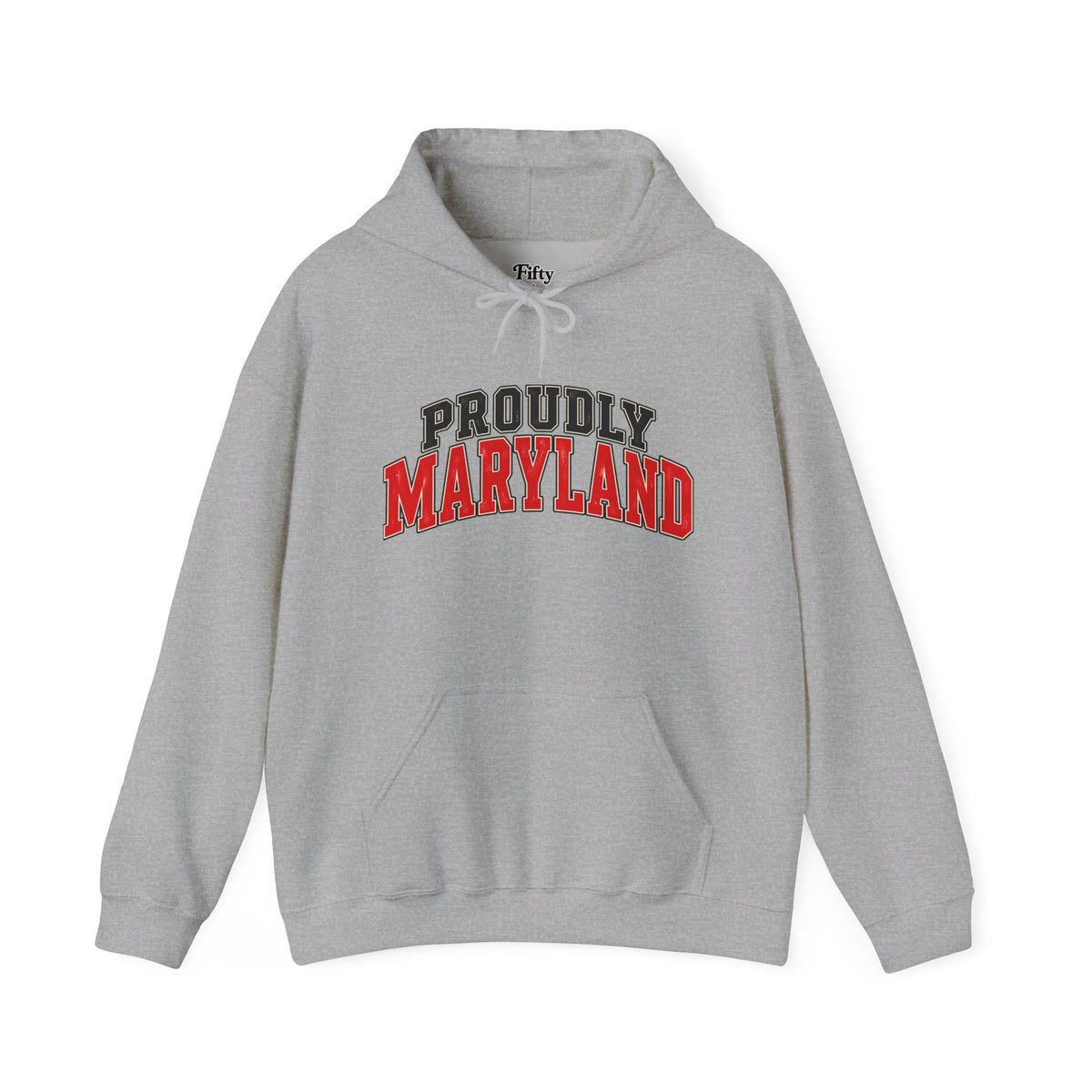 Proudly Maryland Unisex Hoodie State Name Graphic