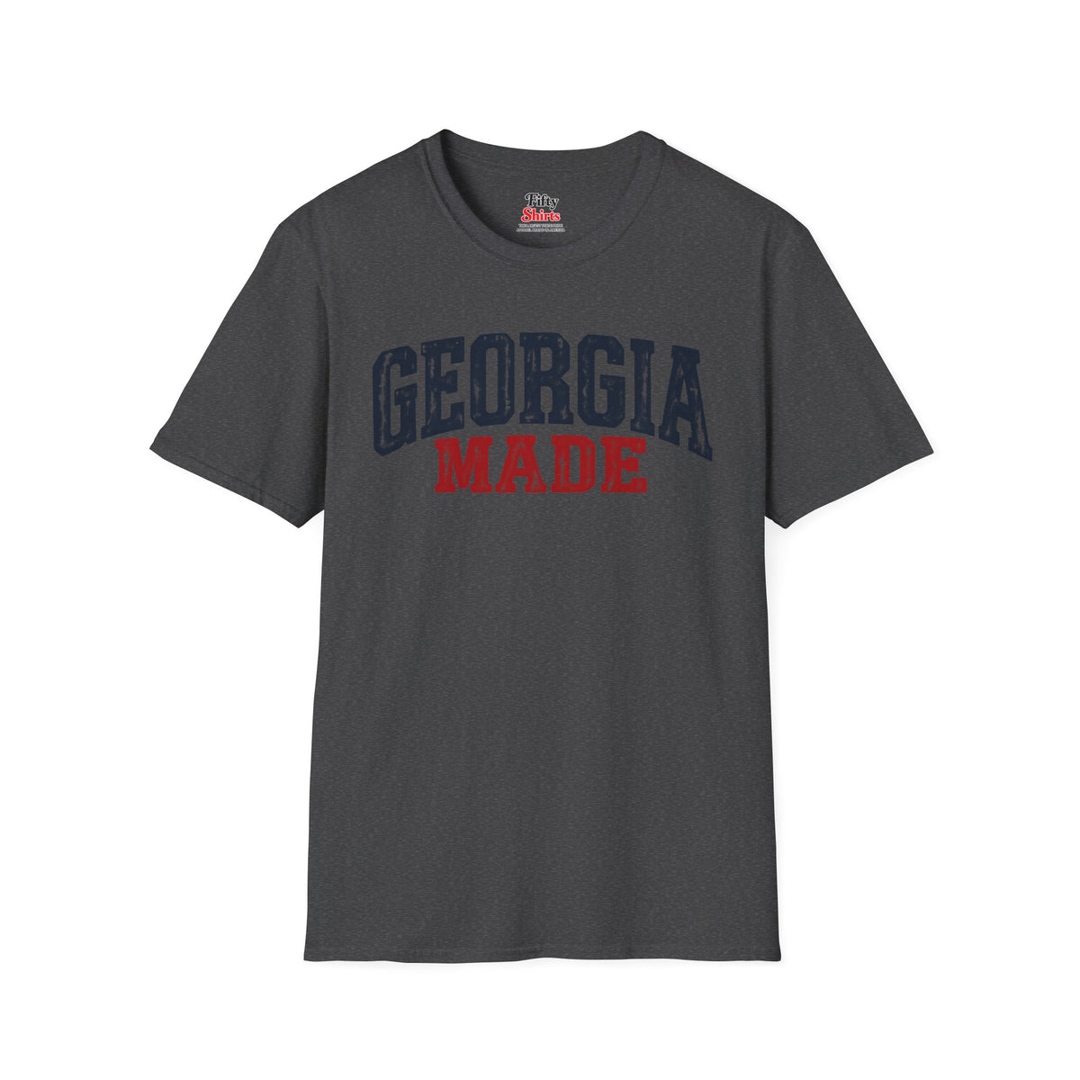 Georgia Made Unisex Softstyle T Shirt State Name Graphic Tee