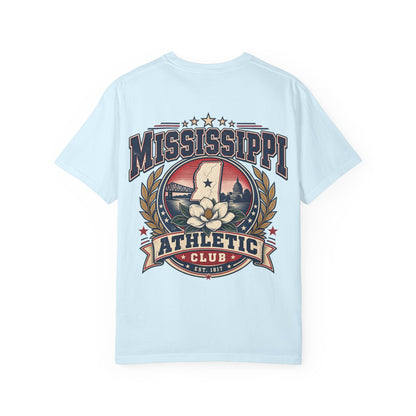 Mississippi Athletic Club Unisex Comfort Color 1717 Streetwear Graphic Tee