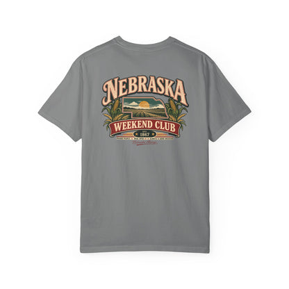 Nebraska Weekend Club Unisex Comfort Color 1717 Streetwear Graphic Tee