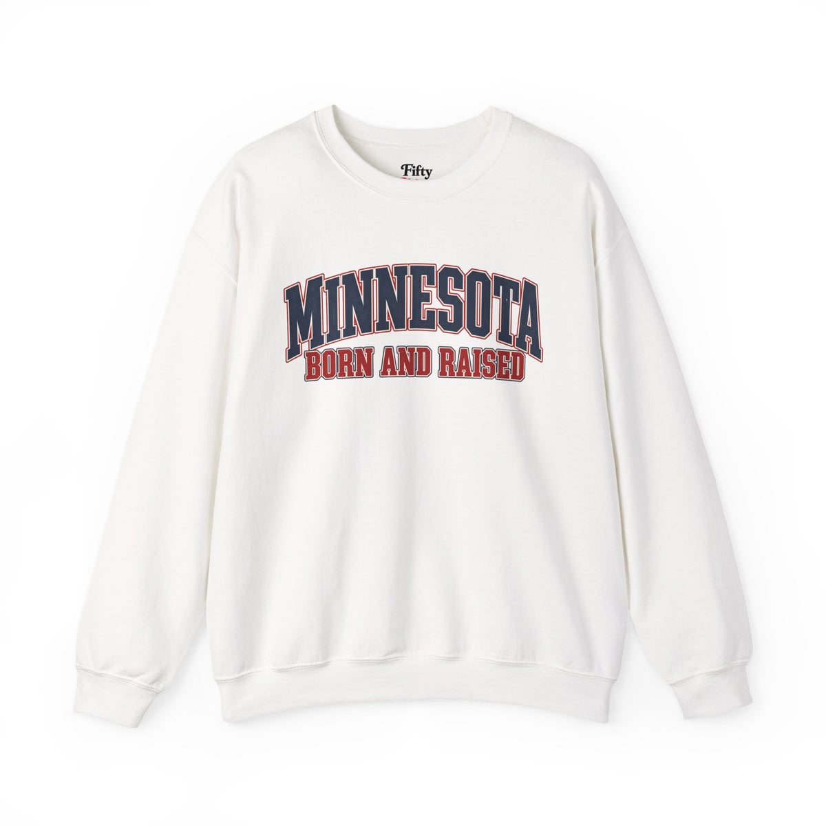 Minnesota Born and Raised Classic Heritage Unisex Sweatshirt Graphic