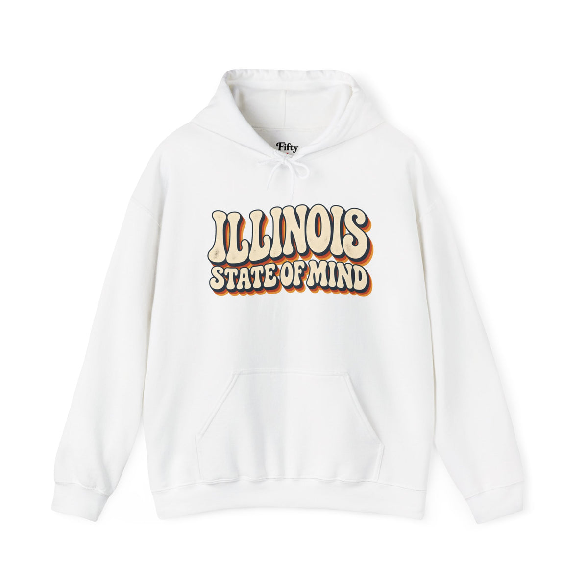 Illinois State of Mind Unisex Hoodie State Name Graphic
