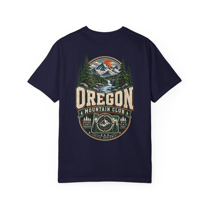 Oregon Mountain Club Unisex Comfort Color 1717 Streetwear Graphic Tee