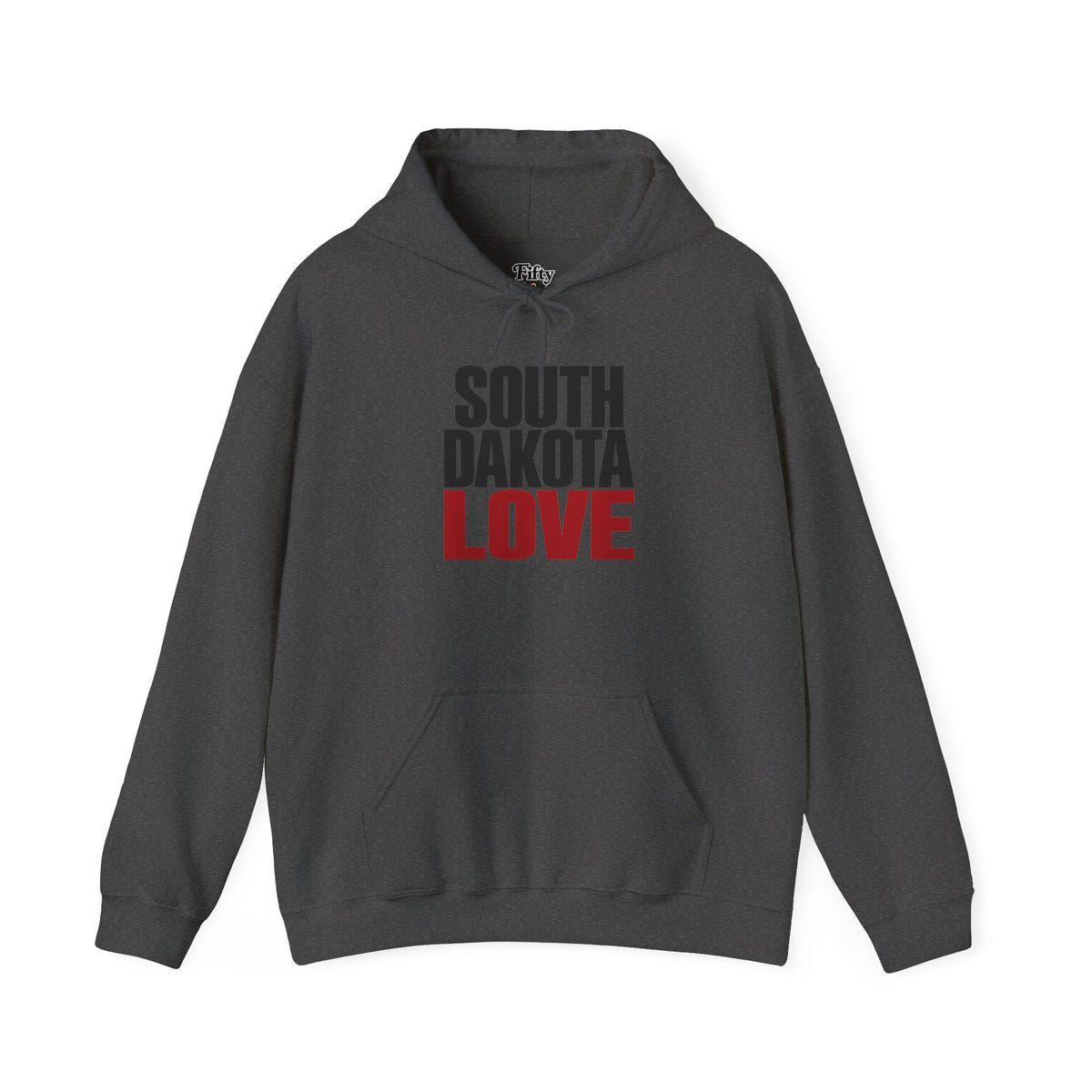 South Dakota Love Unisex Hoodie State Name Graphic