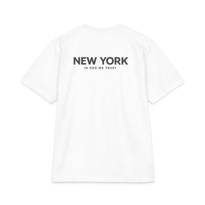 New York All State In God We Trust Unisex Max Heavyweight Short Sleeve