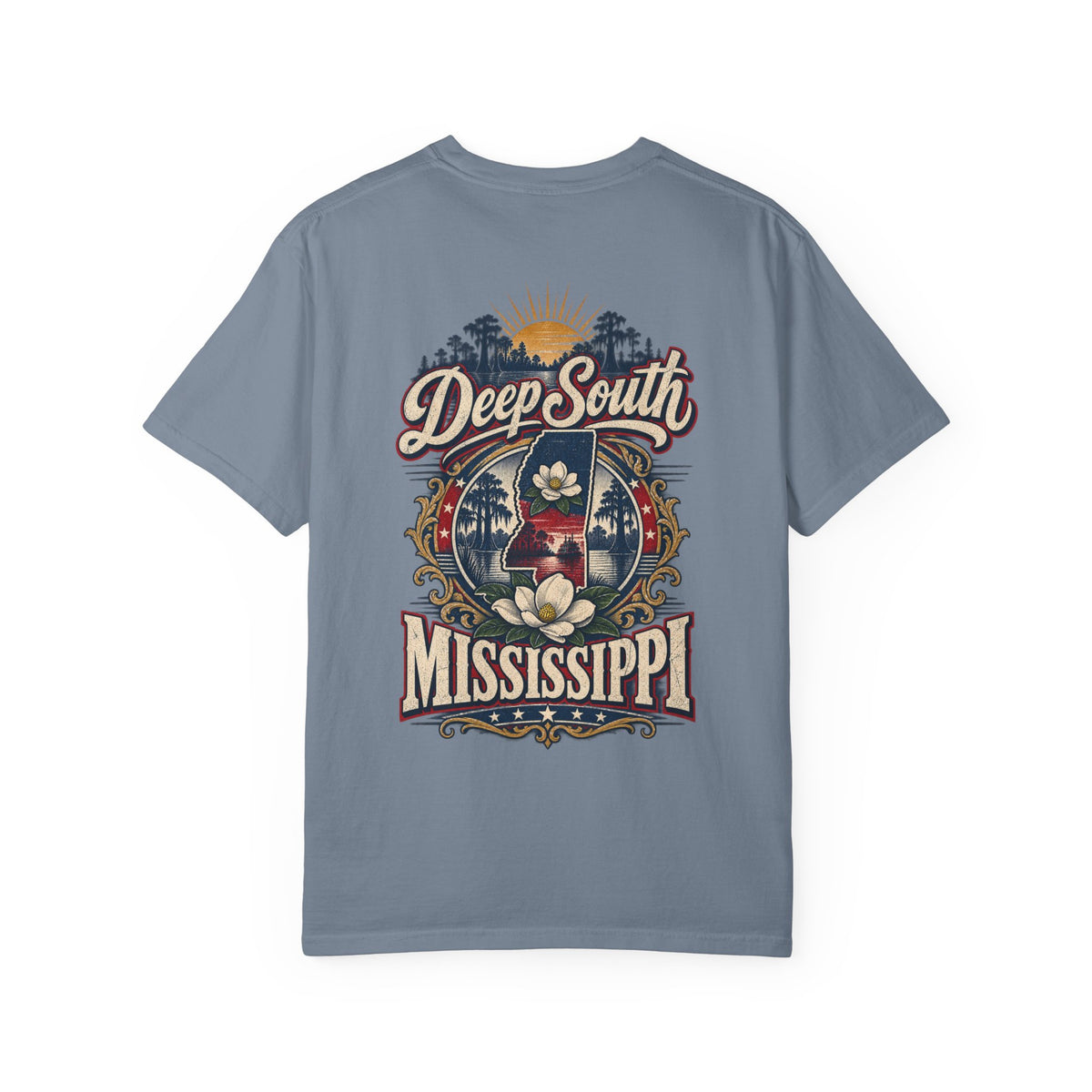 Deep South Mississippi Unisex Comfort Color 1717 Streetwear Graphic Tee