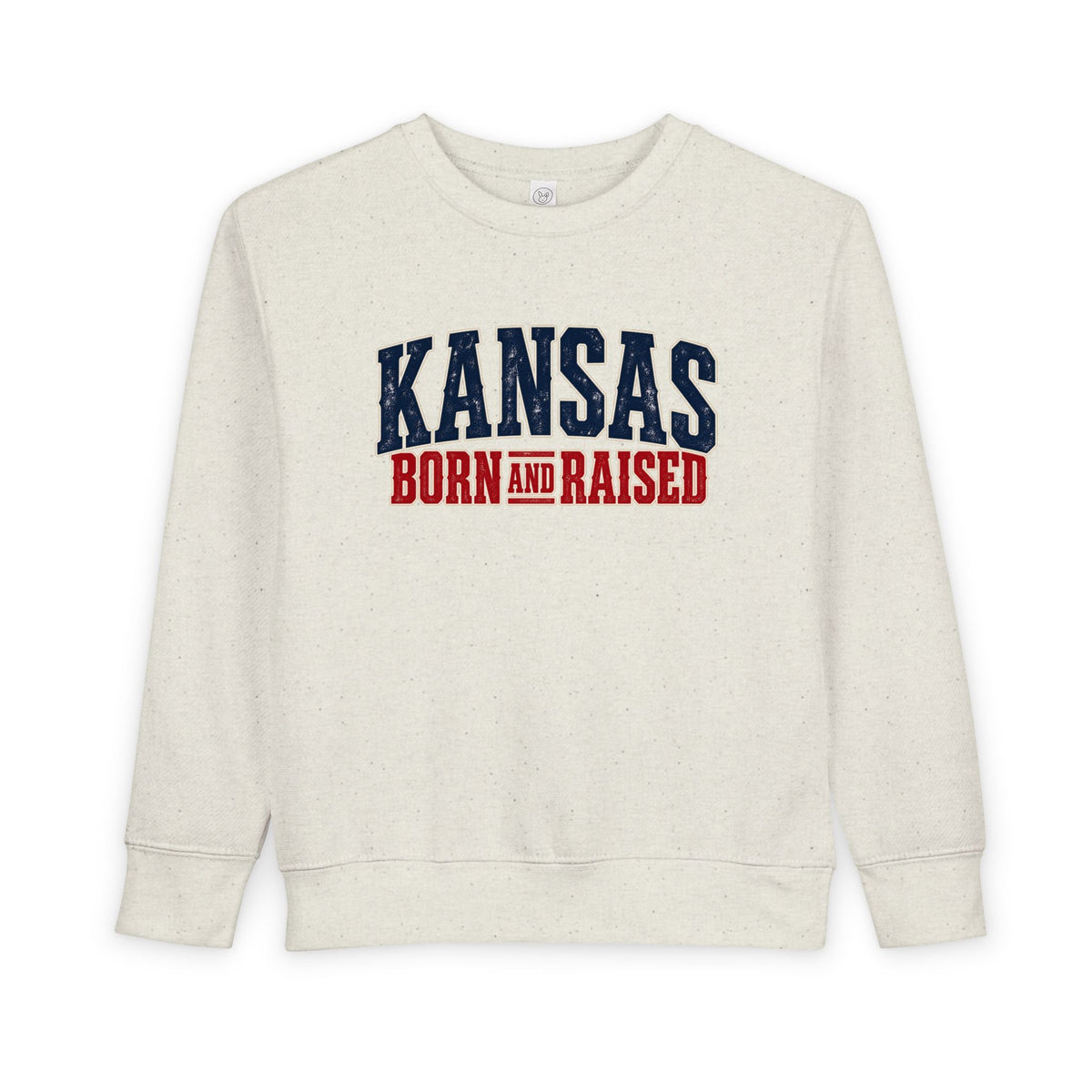 Kansas Born and Raised Western Heritage Unisex Toddler Sweatshirt