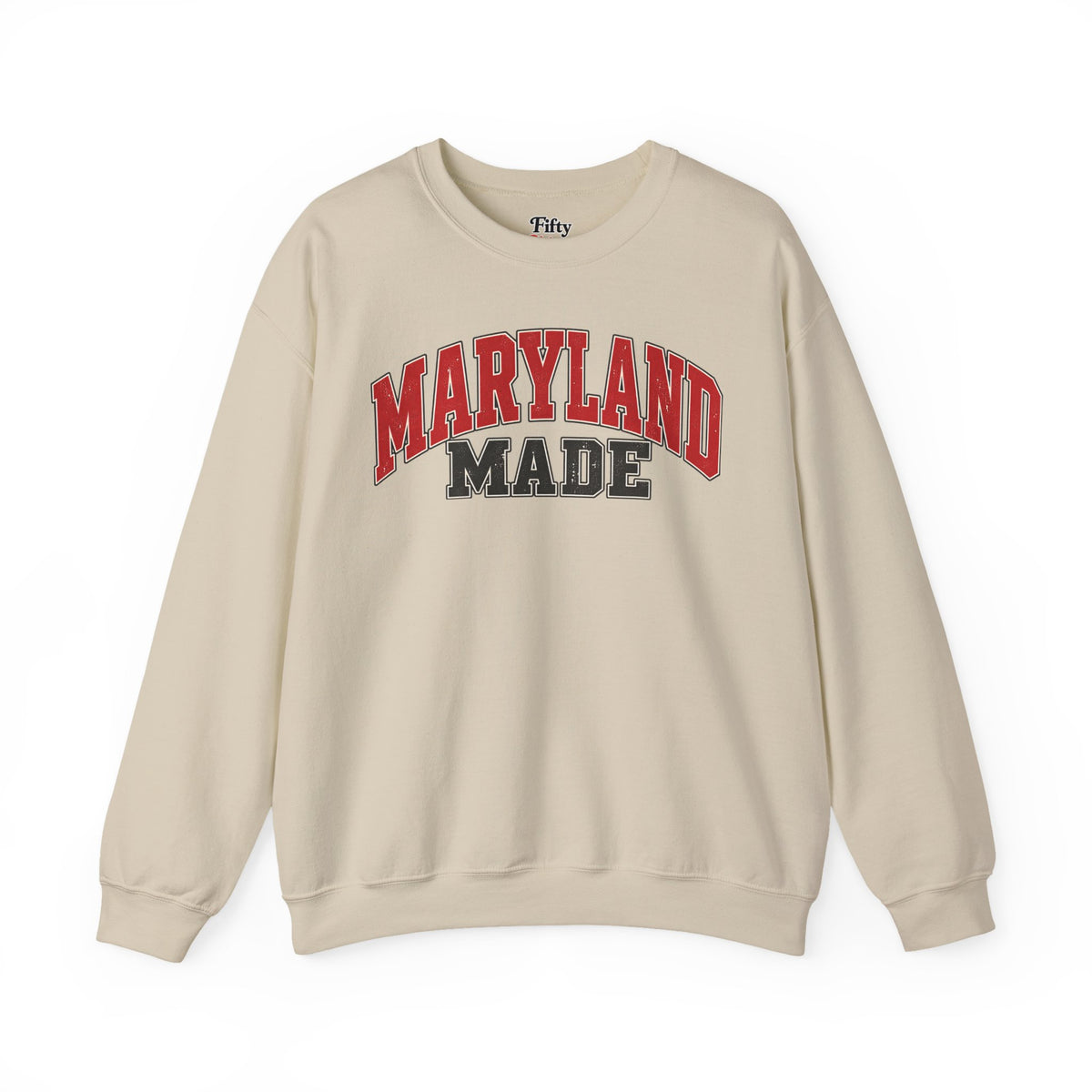 Maryland Made Unisex Crewneck Sweatshirt State Name Graphic