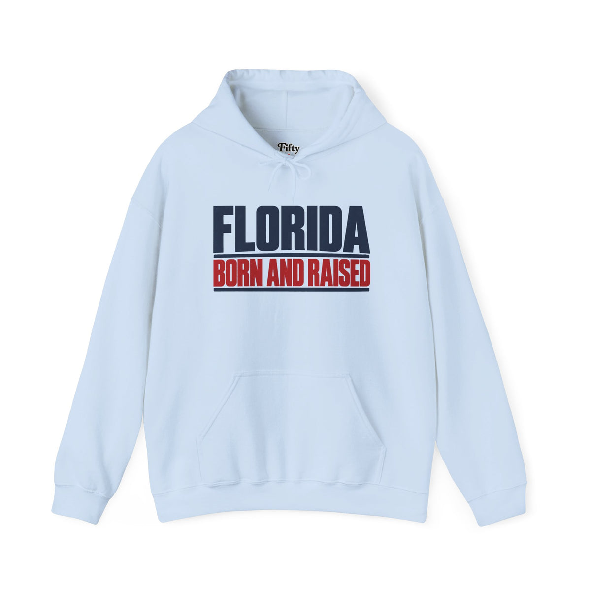 Florida Born and Raised Modern Streetwear Unisex Hoodie Graphic
